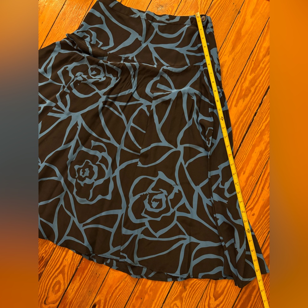 Vintage 100% Silk Skirt - Picture 4 of 4